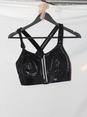 SHEFIT Black Snakeskin Ultimate High Impact Sports Bra